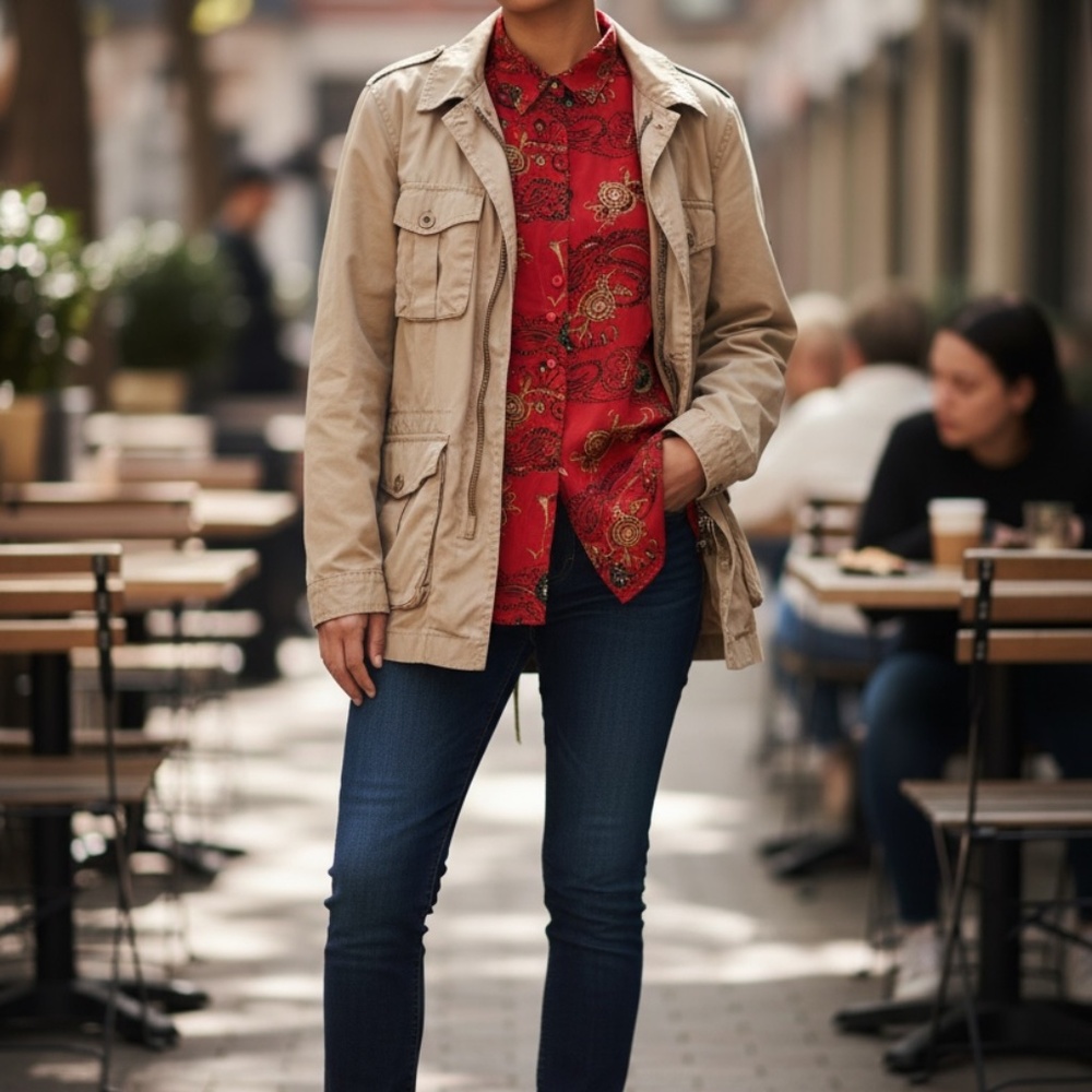 Aggravated‎ Mentality Men's Windbreaker Jacket Coat, Size Large